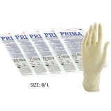 manusi sterile usor pudrate marimea l - prima sterile latex surgical light powered gloves 8.jpg